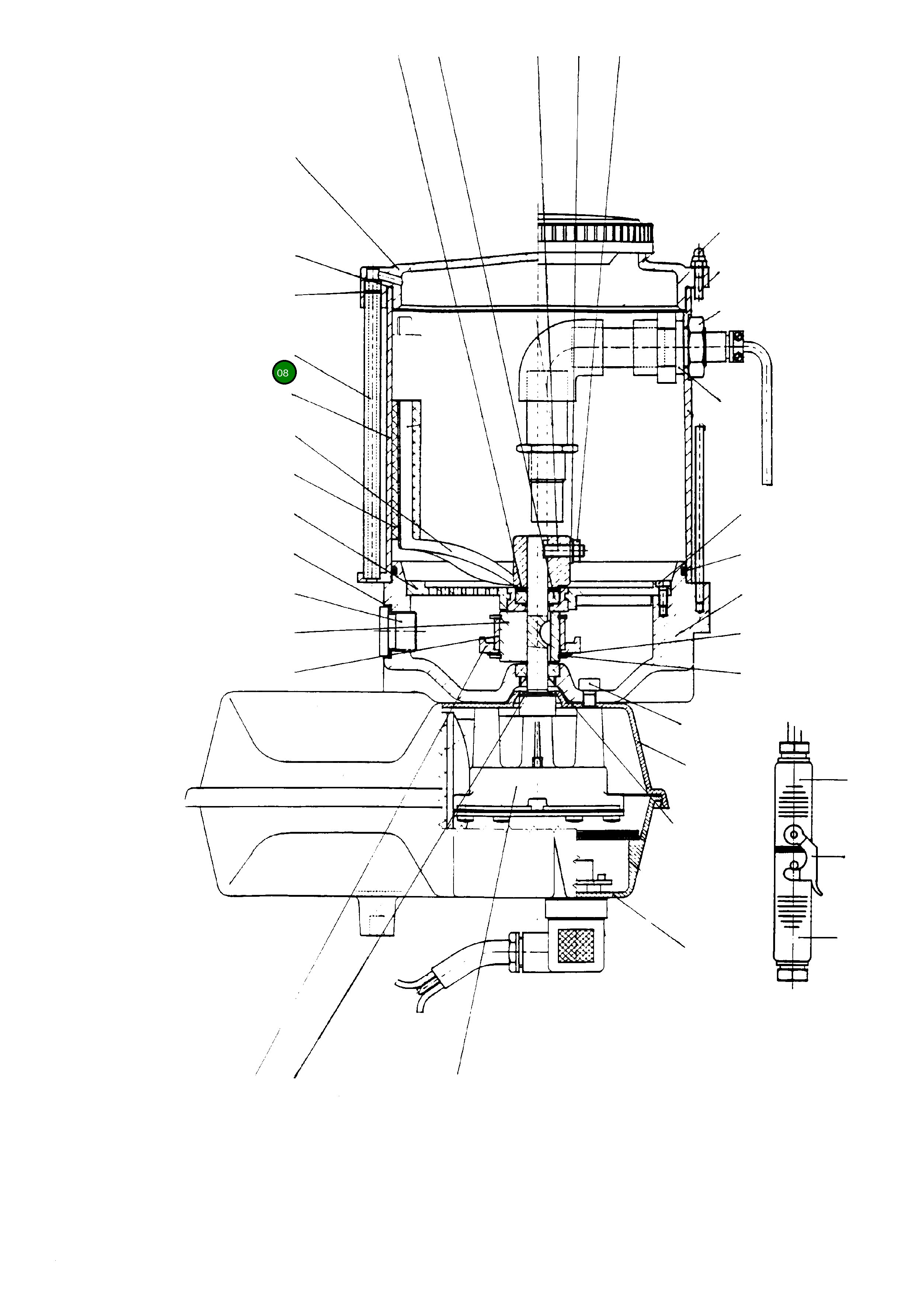 Трубка прокачки 2 кг 764 801 73 Komatsu
