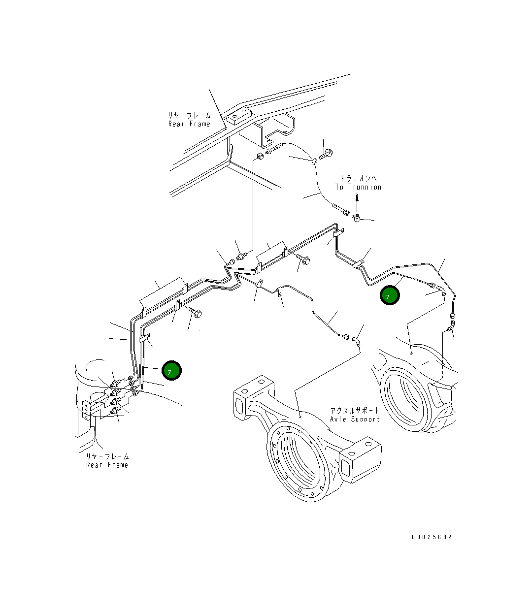 Трубка 426-S05-3910 Komatsu