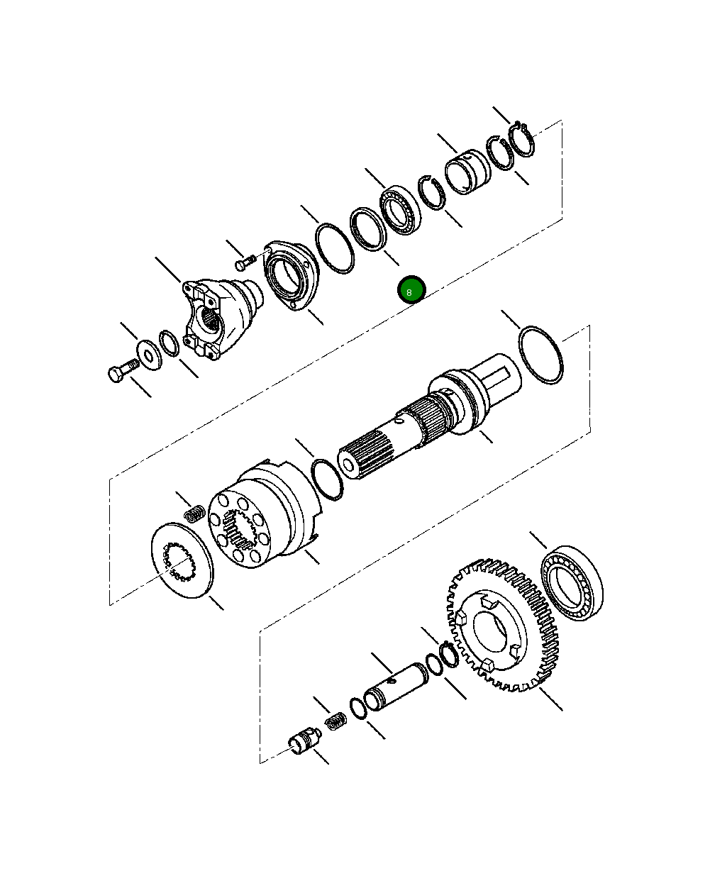 Уплотнение CA0025484 Komatsu