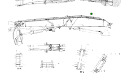 Стрела 20K-70-KA110 Komatsu