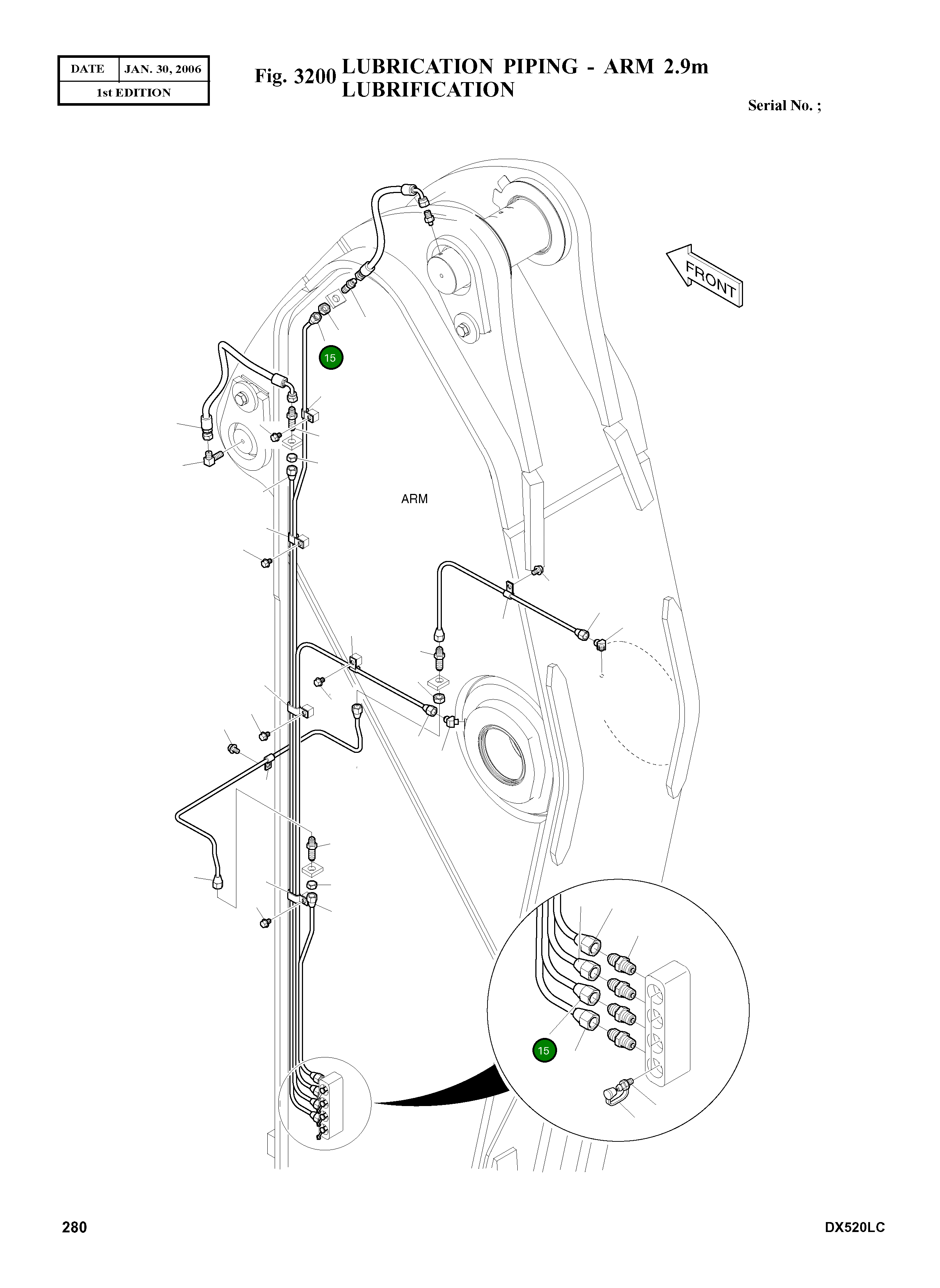 Труба K1015571 Komatsu