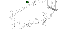 Трубка 23B-03-33780 Komatsu