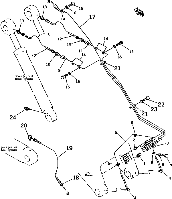 Трубка 21N-942-1460 Komatsu