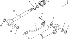 Цилиндр 20M-63-77141 Komatsu