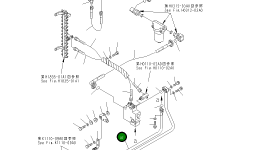 Трубка 209-62-77150 Komatsu