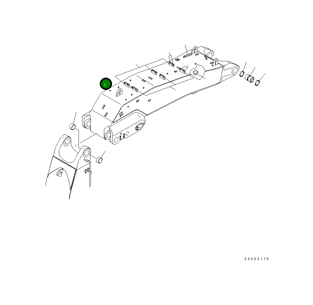 Стрела 209-72-41110 Komatsu