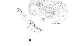 Трубка 208-01-75210 Komatsu