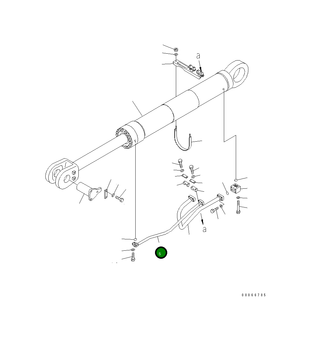 Трубка DM94542440 Komatsu