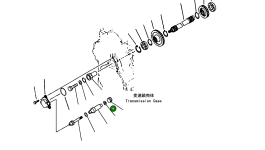 Червяк 714-07-18460 Komatsu