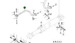 Трубка 206-62-K4321 Komatsu