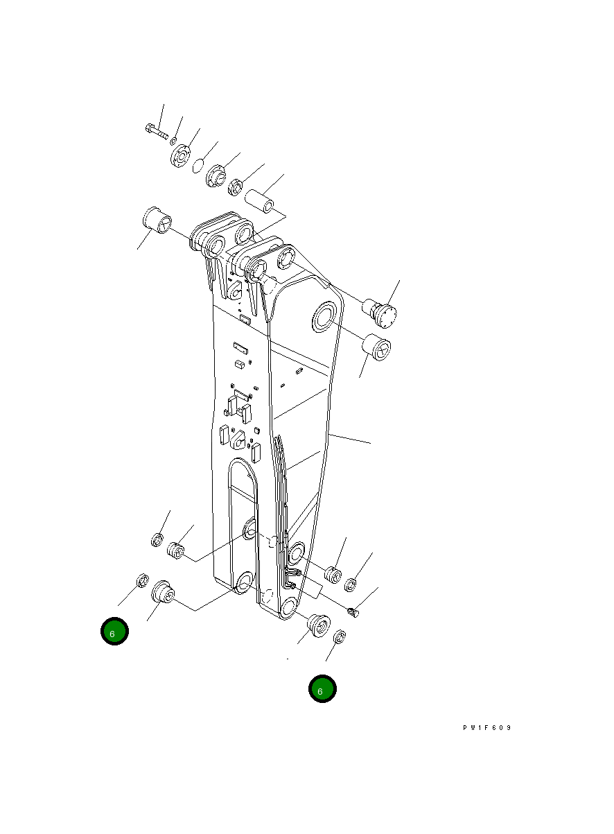 Уплотнение 21N-70-12160 Komatsu