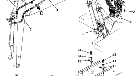Трубка 202-62-47111 Komatsu