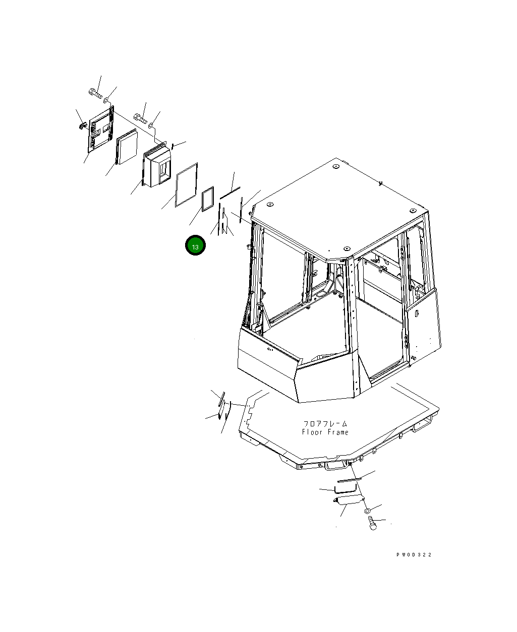 Уплотнение 421-07-33461 Komatsu