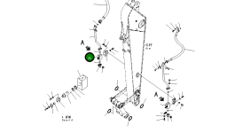 Трубка 20Y-970-D380 Komatsu