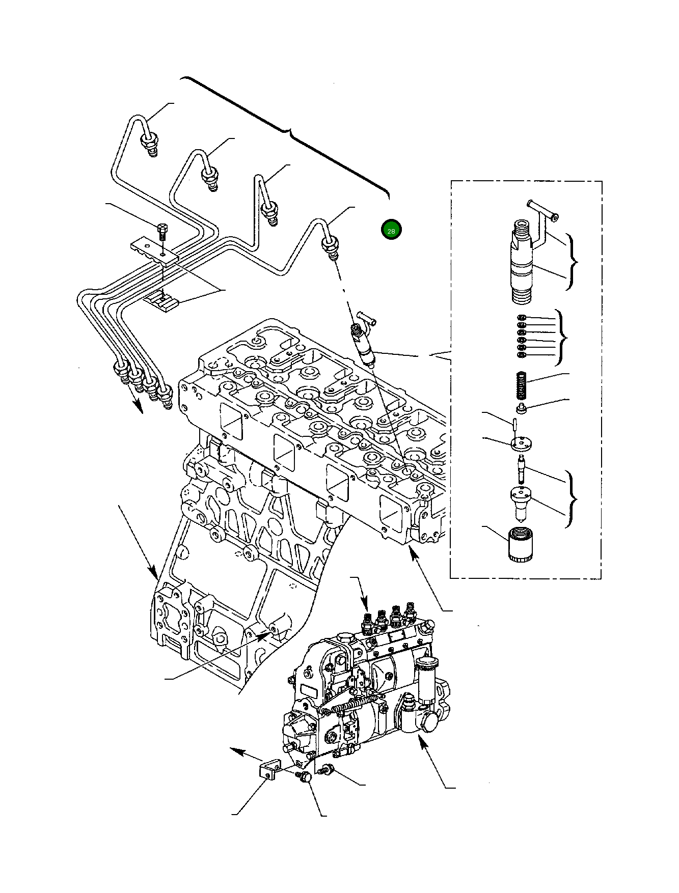 Труба YM123900-59840 Komatsu