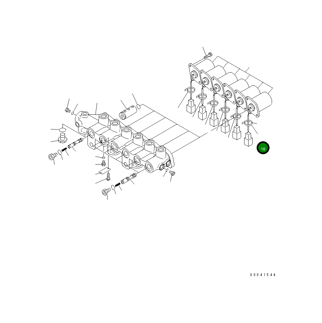 Трубка NY16375-10400 Komatsu