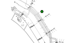 Трубка 208-62-74740 Komatsu