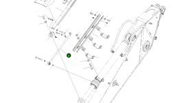 Трубка 208-70-KE641 Komatsu