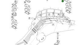 Фиксатор 937 669 40 Komatsu