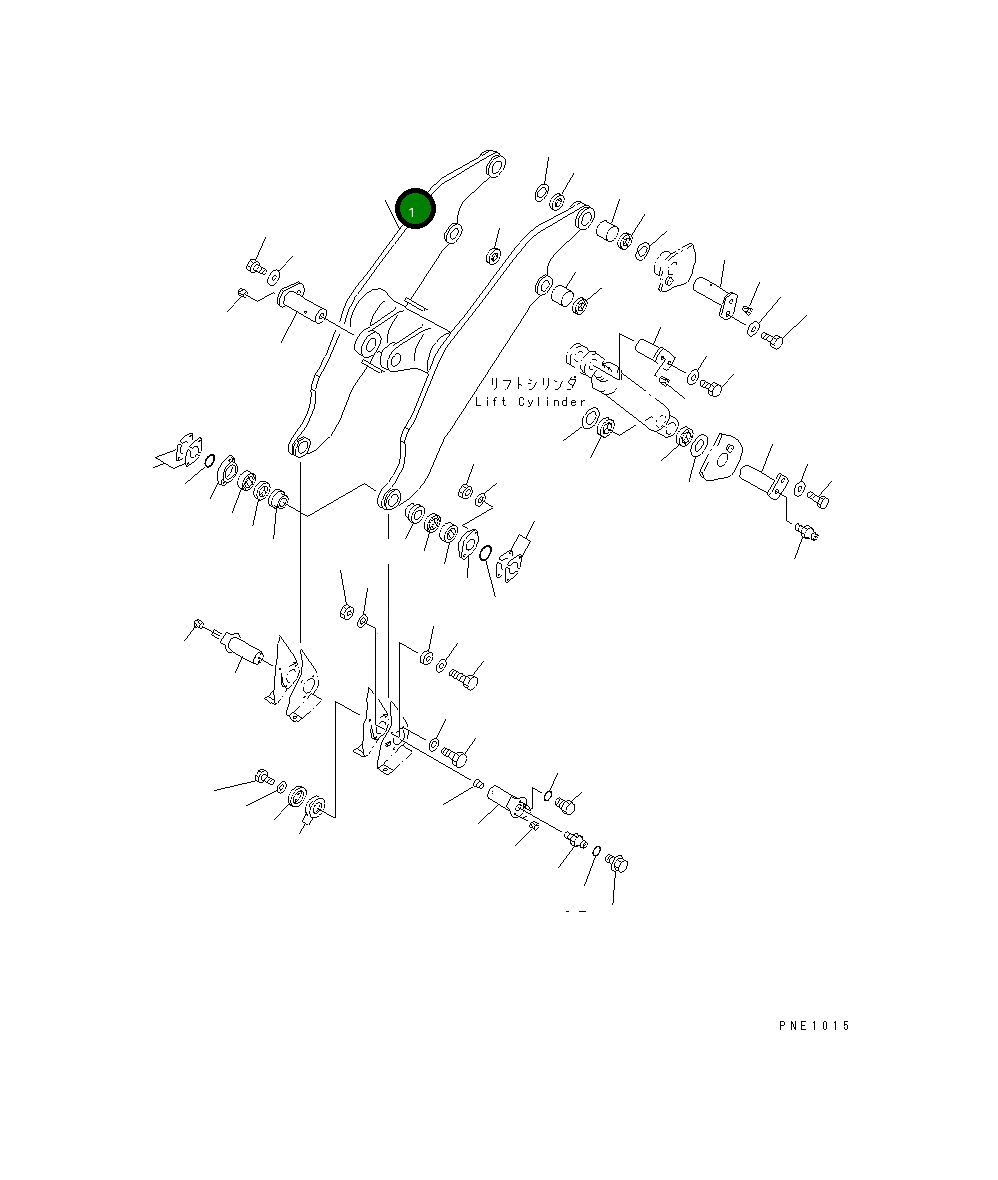 Стрела 426-877-1240 Komatsu