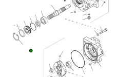 Уплотнение  708-1W-42140 Komatsu