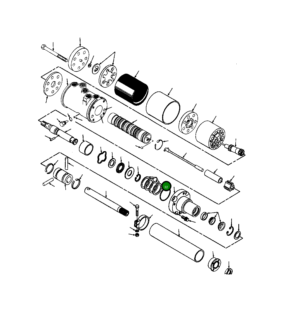 Уплотнение 535 091 R1 Komatsu