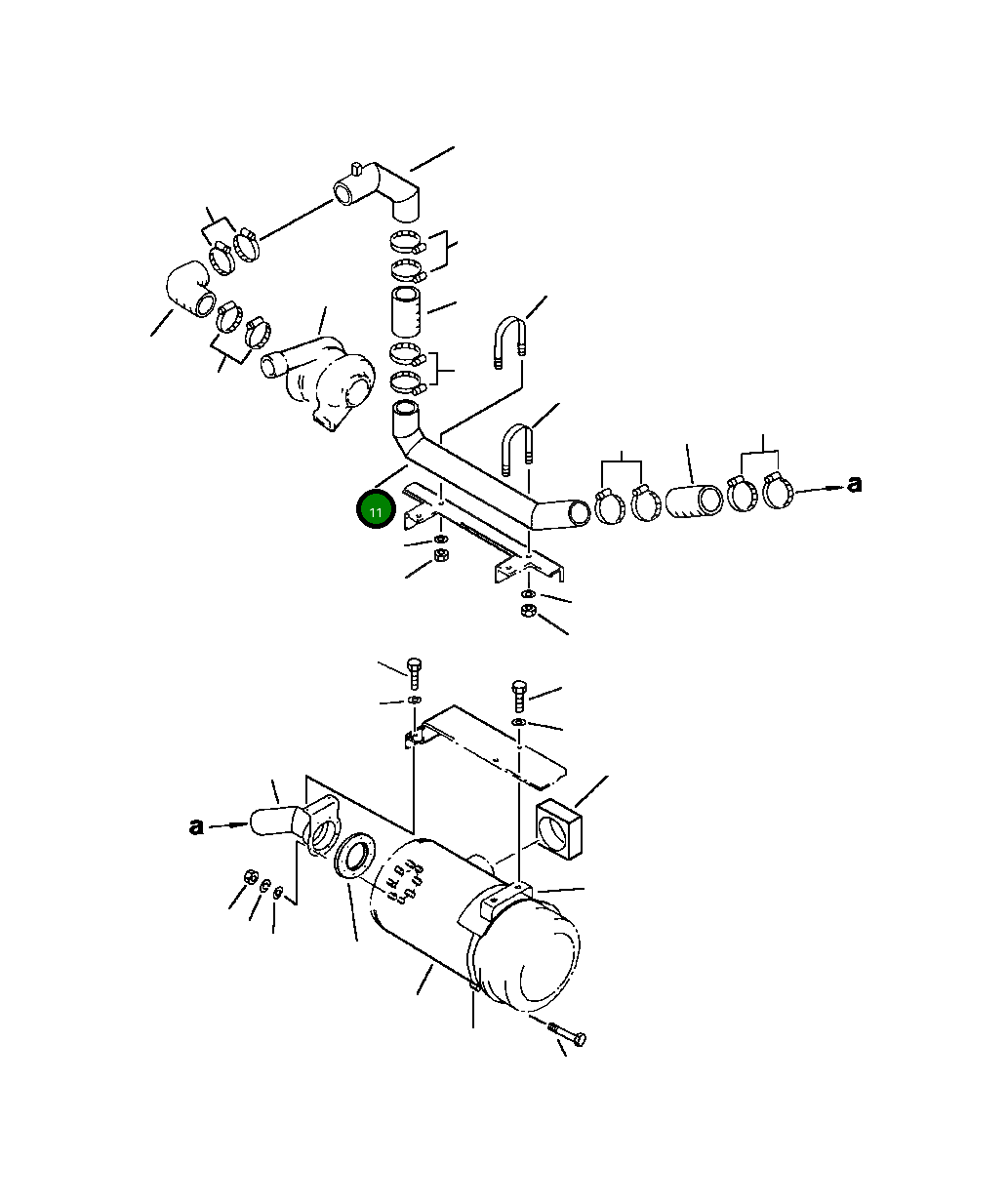 Трубка 209-01-51430 Komatsu