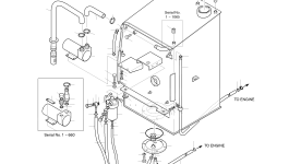 Топливный бак 2620-1026K Komatsu