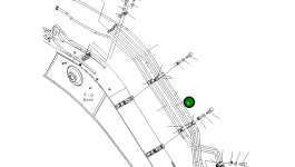 Трубка 208-62-74770 Komatsu