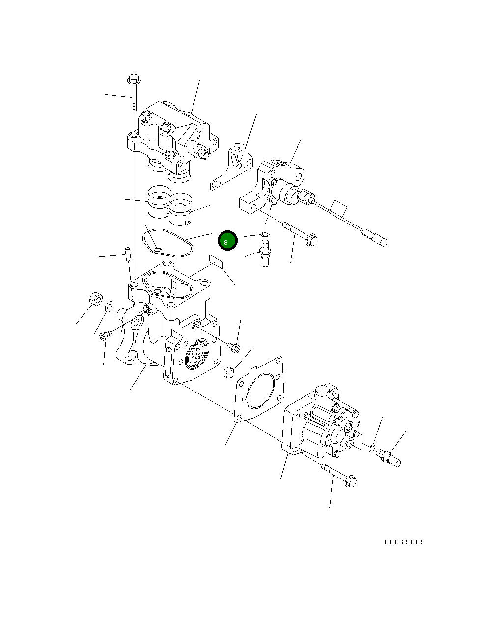 Уплотнение 6745-71-1230 Komatsu