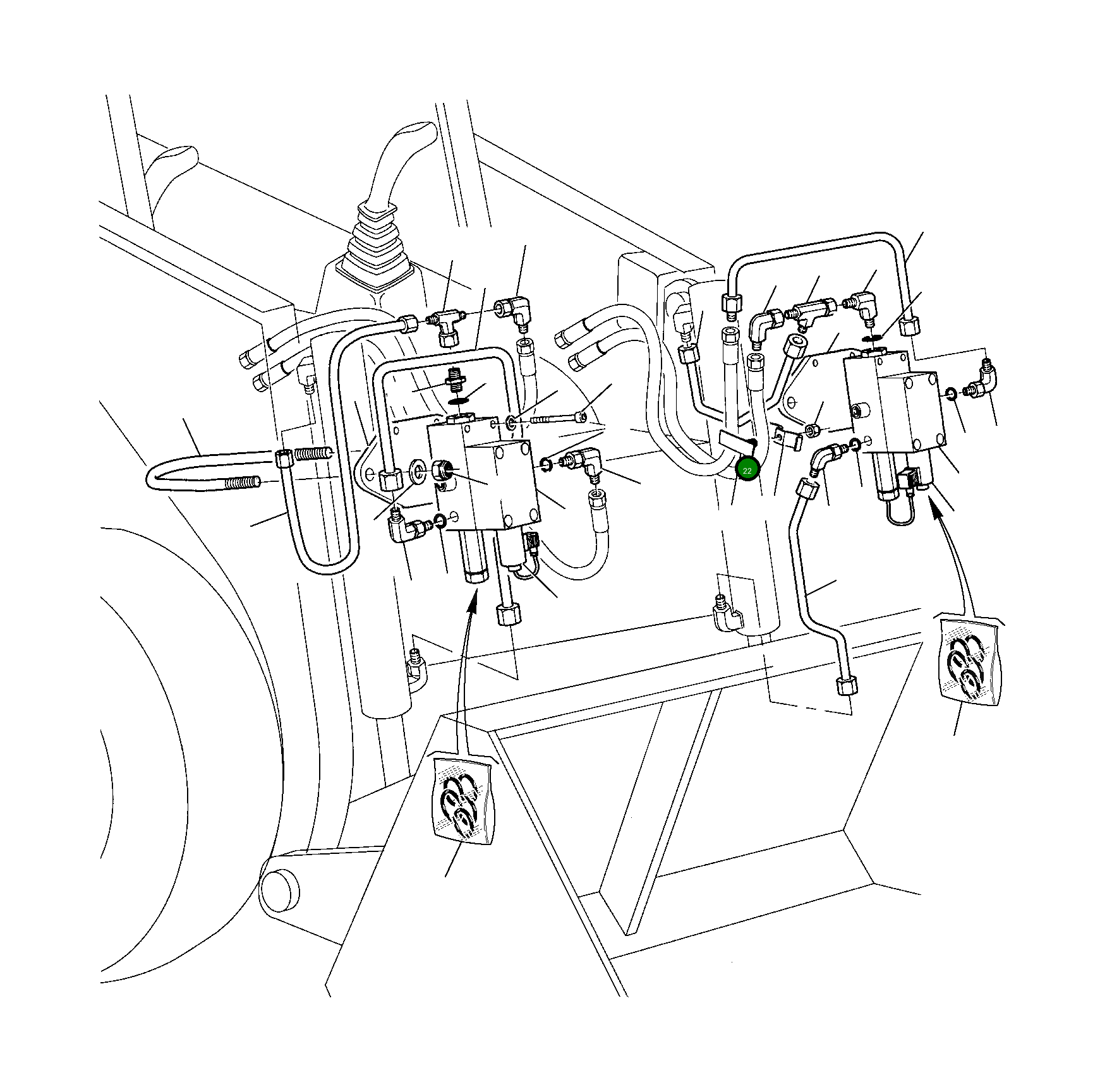 Труба 333349053 Komatsu