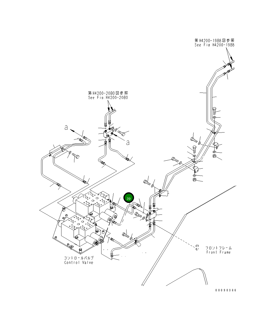 Трубка 427-62-23540 Komatsu