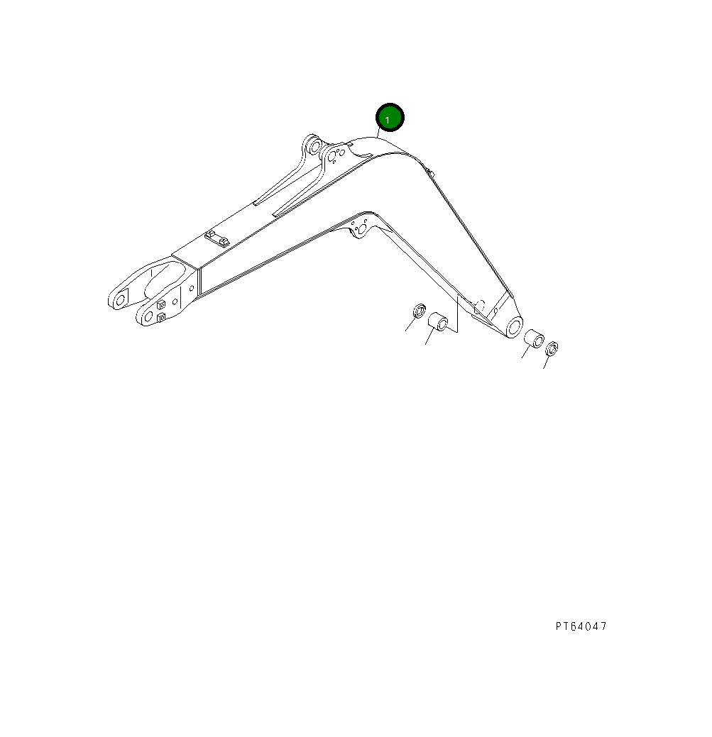 Стрела 22L-70-11111 Komatsu