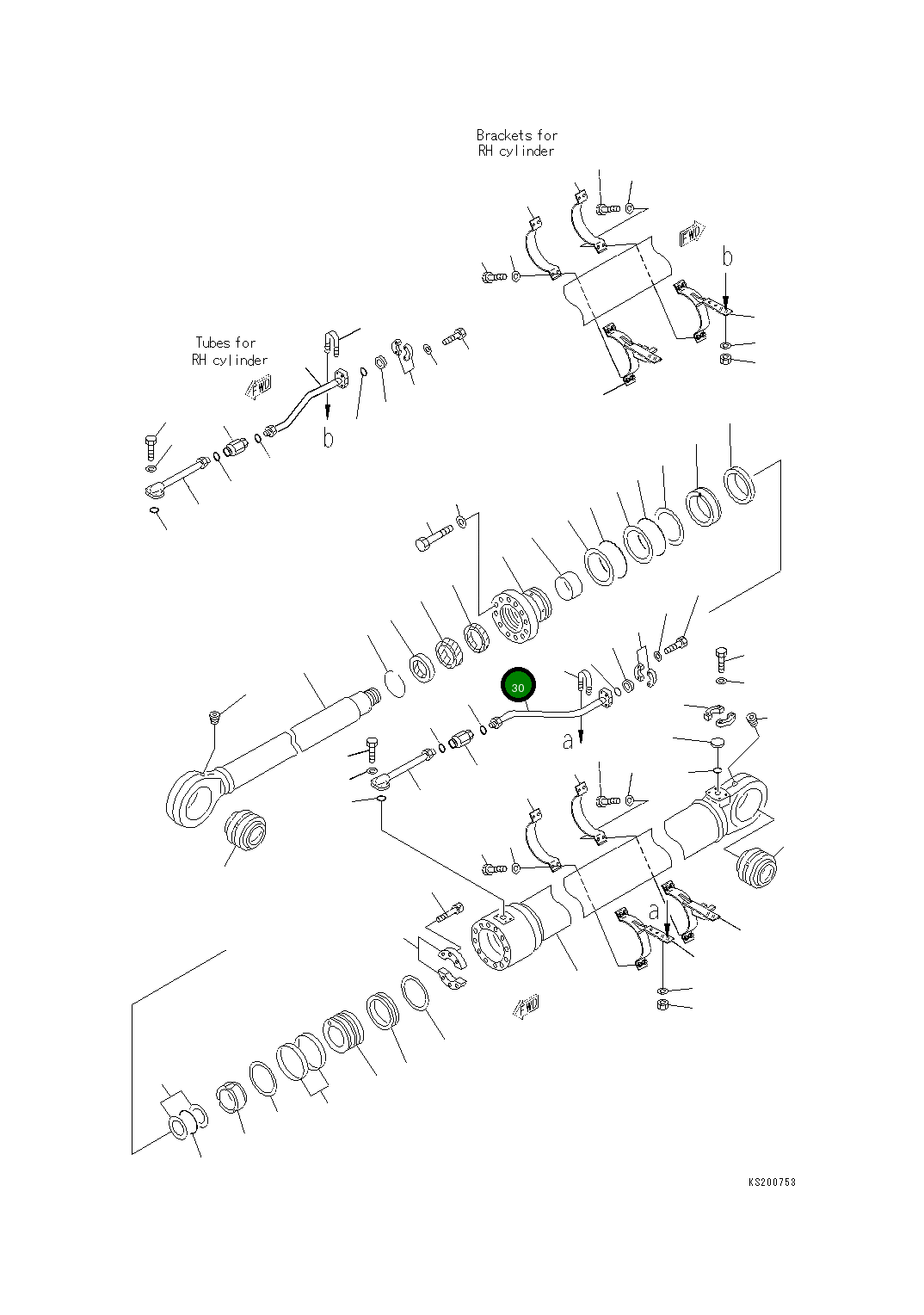 Трубка 209-64-K2150 Komatsu
