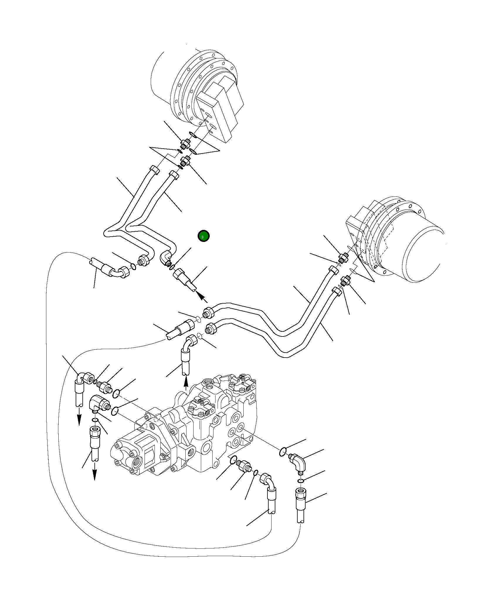 Труба 37C-22-11760 Komatsu