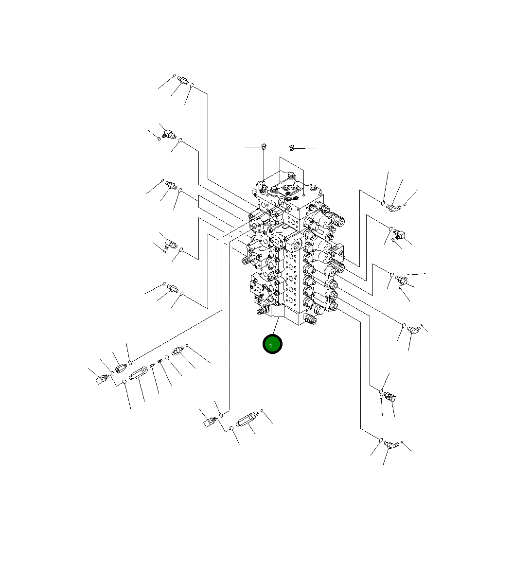 Управляющий клапан 723-48-27504 Komatsu