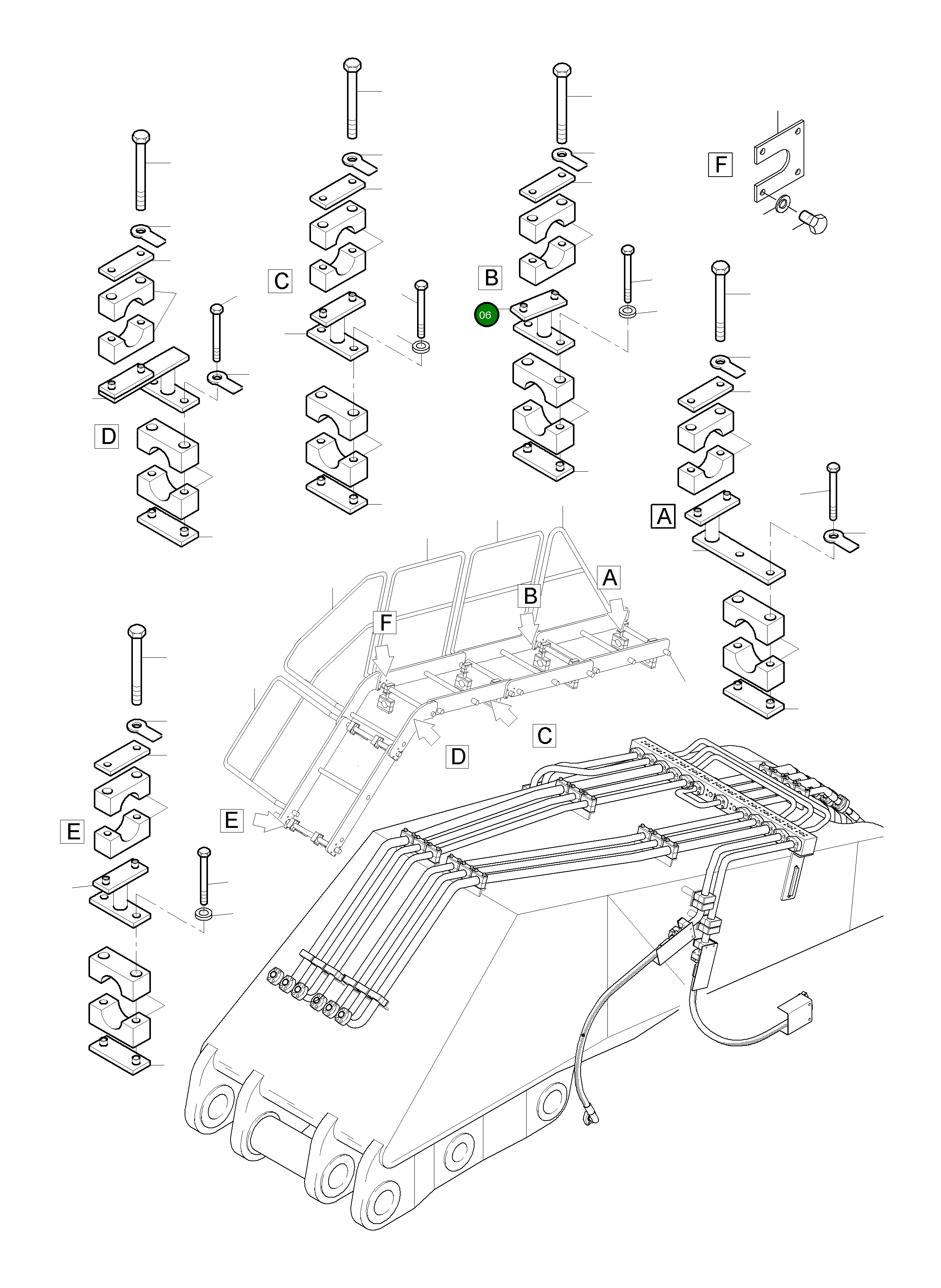 Фиксатор 938 048 40 Komatsu