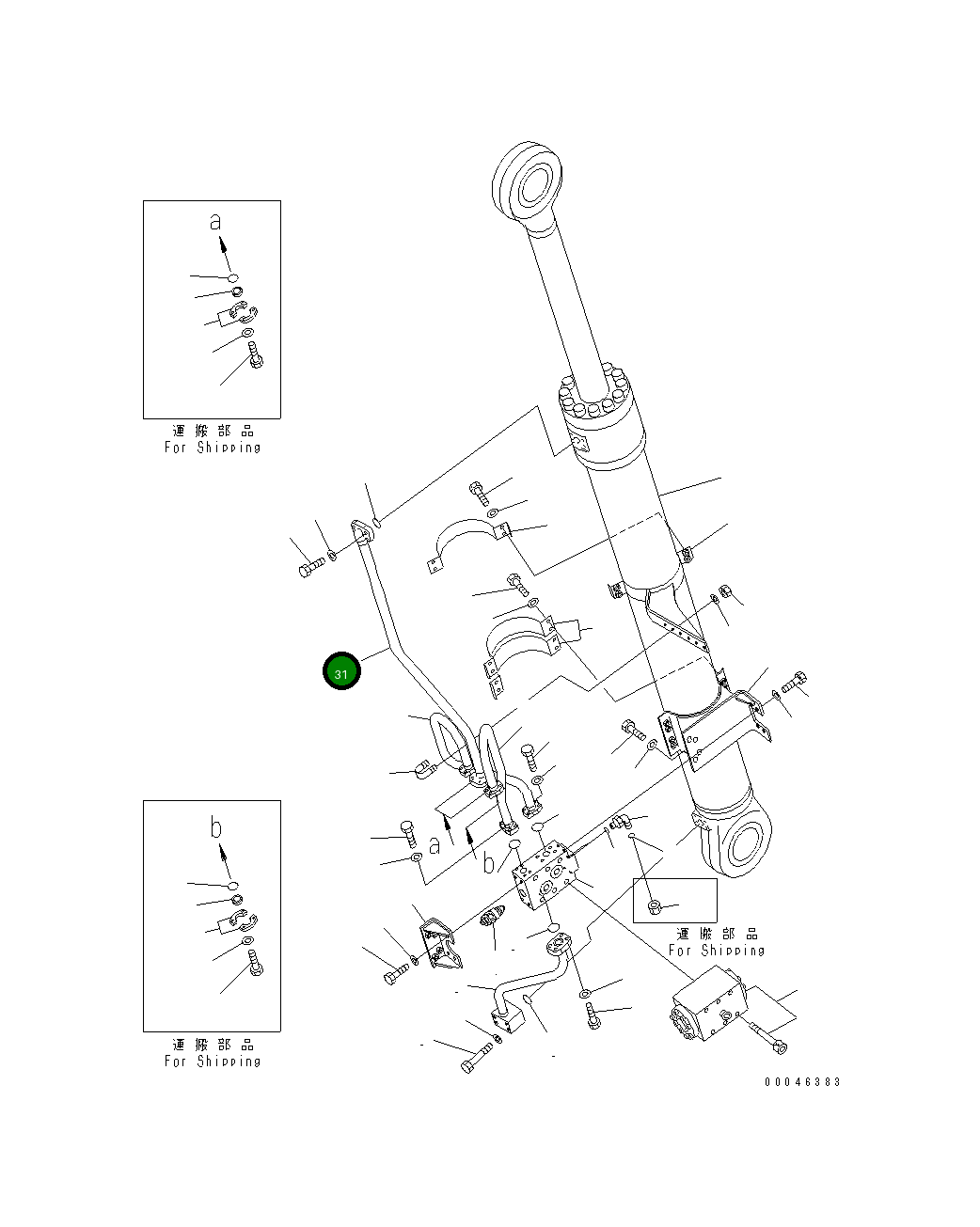 Трубка 209-62-43840 Komatsu