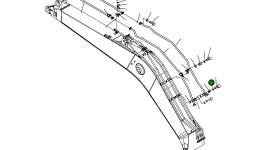 Трубка 206-62-73180 Komatsu