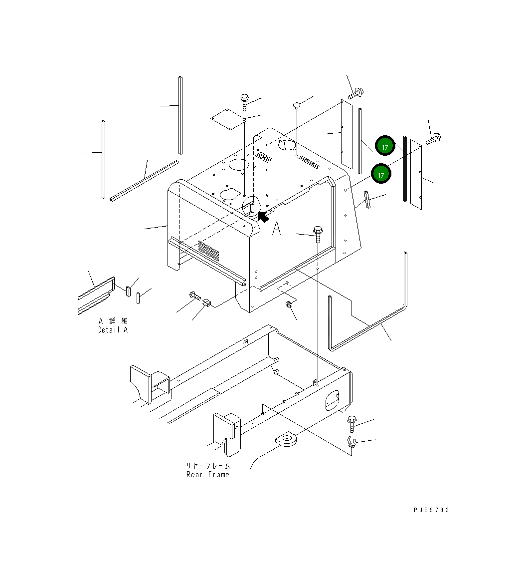 Уплотнение 417-54-21360 Komatsu