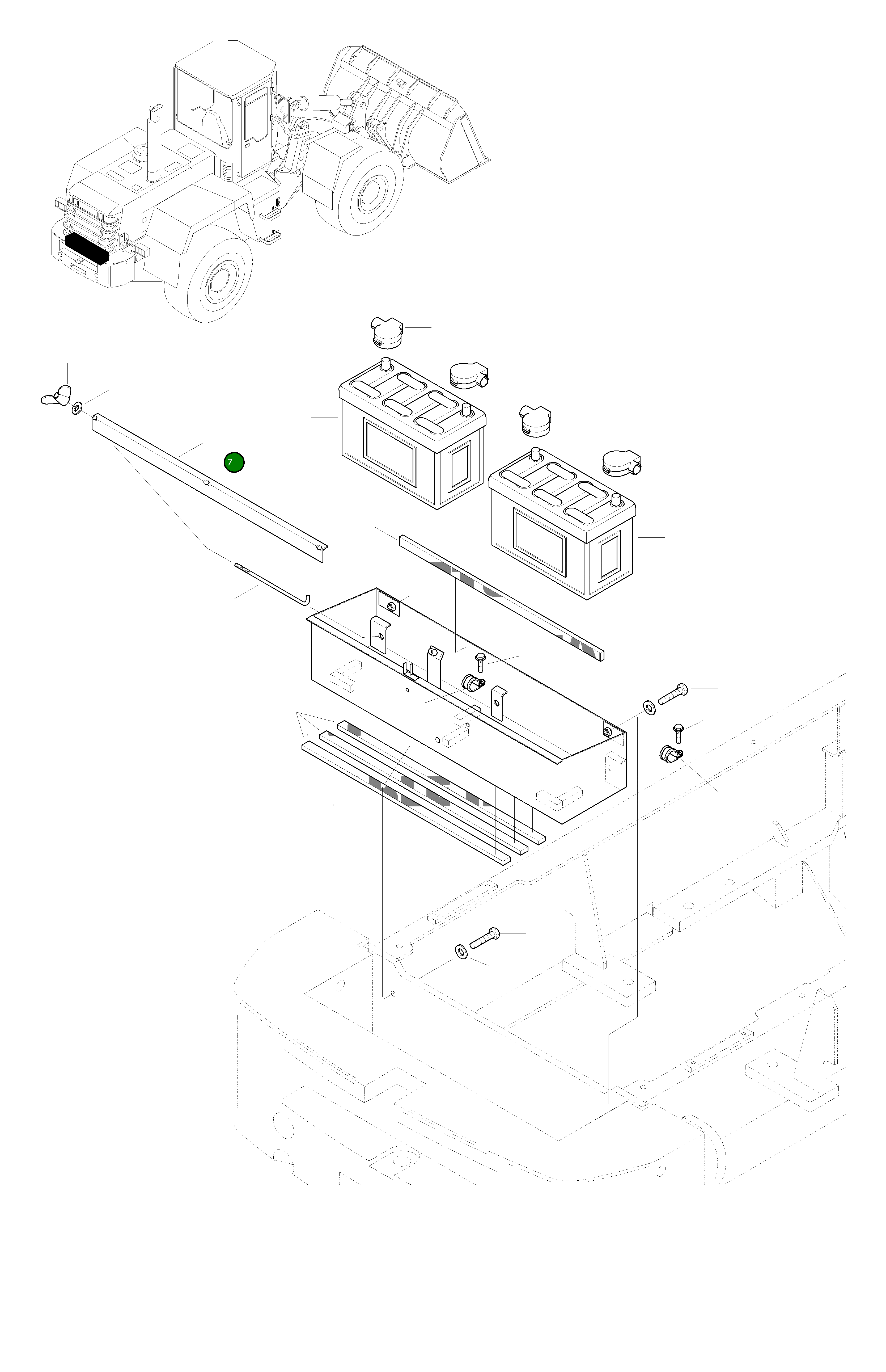 Угол 42Y-06-H4B30 Komatsu