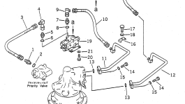 Трубка 22W-61-13170 Komatsu