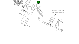 Трубка 418-U77-4840 Komatsu