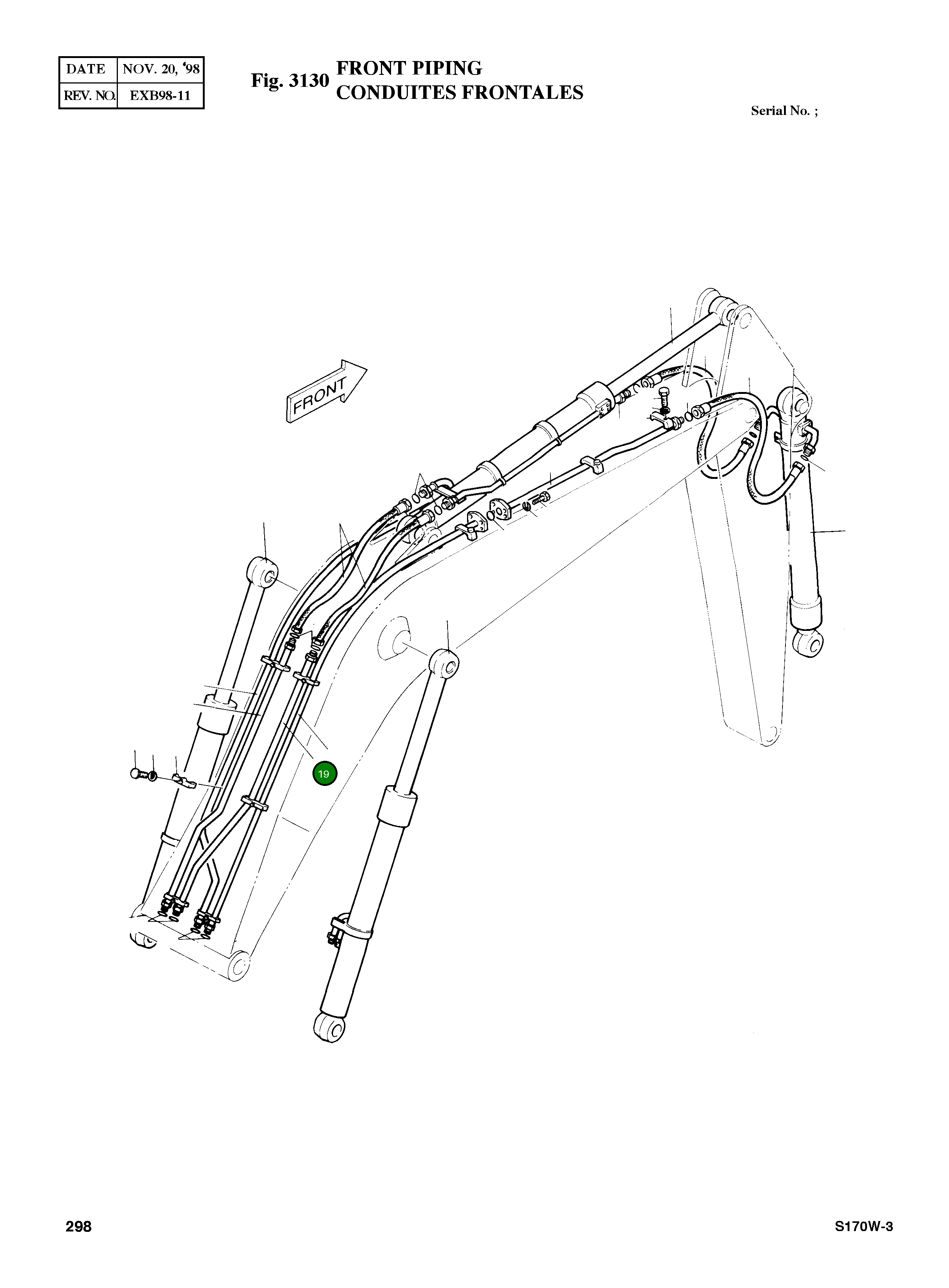 Труба 2183-4414C Komatsu