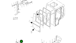 Уплотнение 21D-54-13650 Komatsu