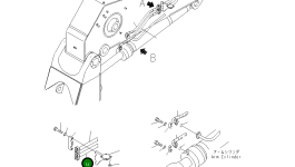 Трубка 21M-72-11470 Komatsu