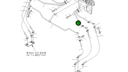 Трубка 208-871-2151 Komatsu