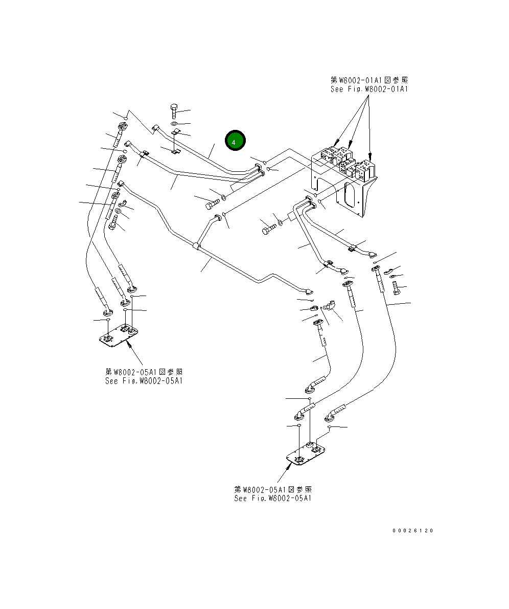 Трубка 208-871-2171 Komatsu