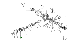 Уплотнение 001.03.0730 Komatsu