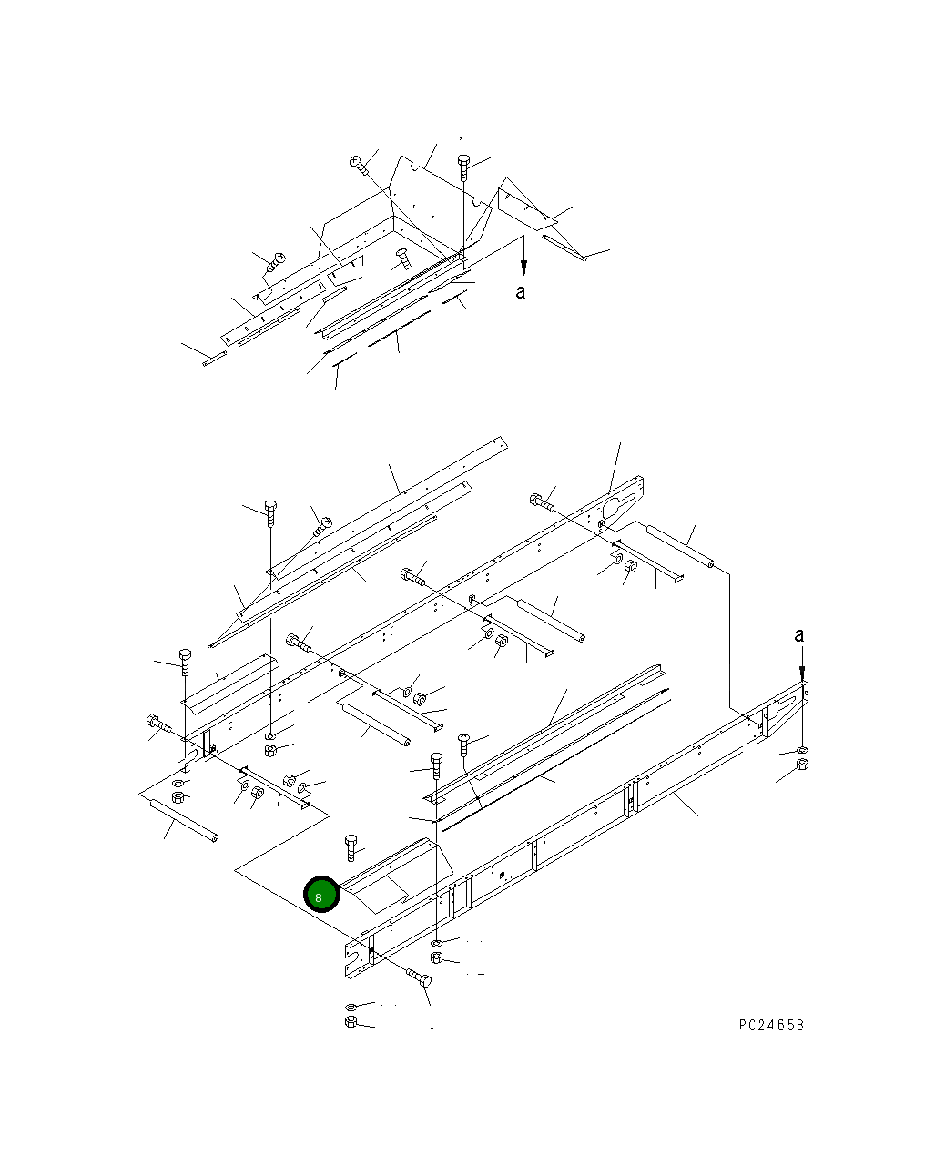 Стойка KWKKS-75-92132 Komatsu